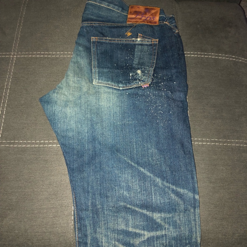 PRPS Men’s splattered jeans.